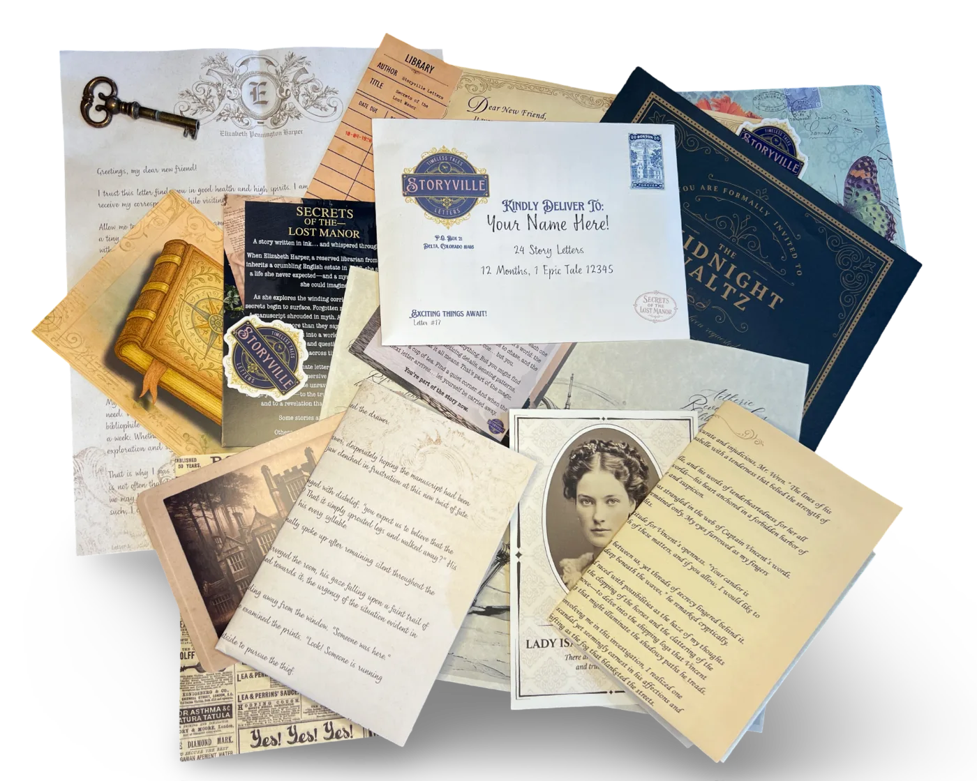 Collection of letters, maps, and ephemera from Storyville